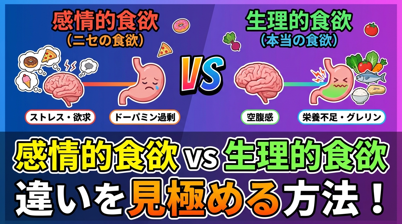 イライラすると食べ過ぎてしまう心理とは？ストレスと食欲の関係を専門家が解説に関する図解