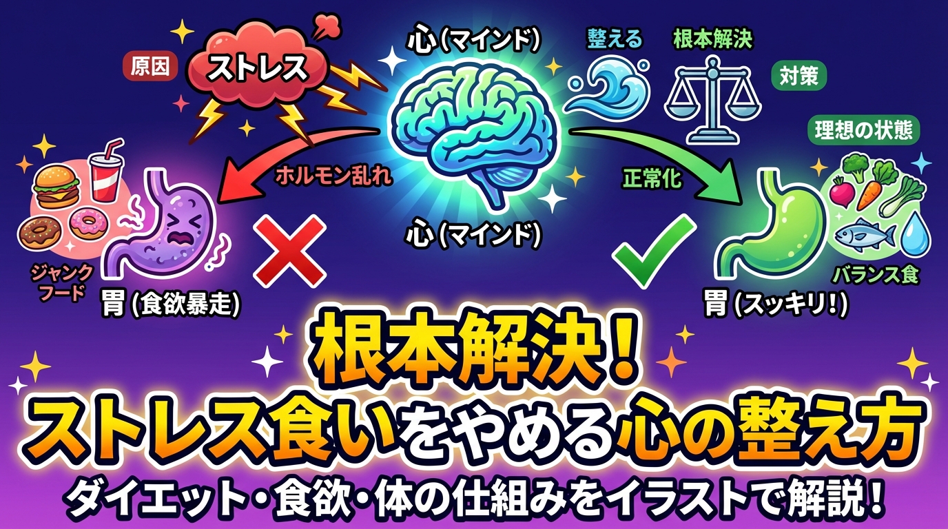イライラすると食べ過ぎてしまう心理とは？ストレスと食欲の関係を専門家が解説に関する図解4