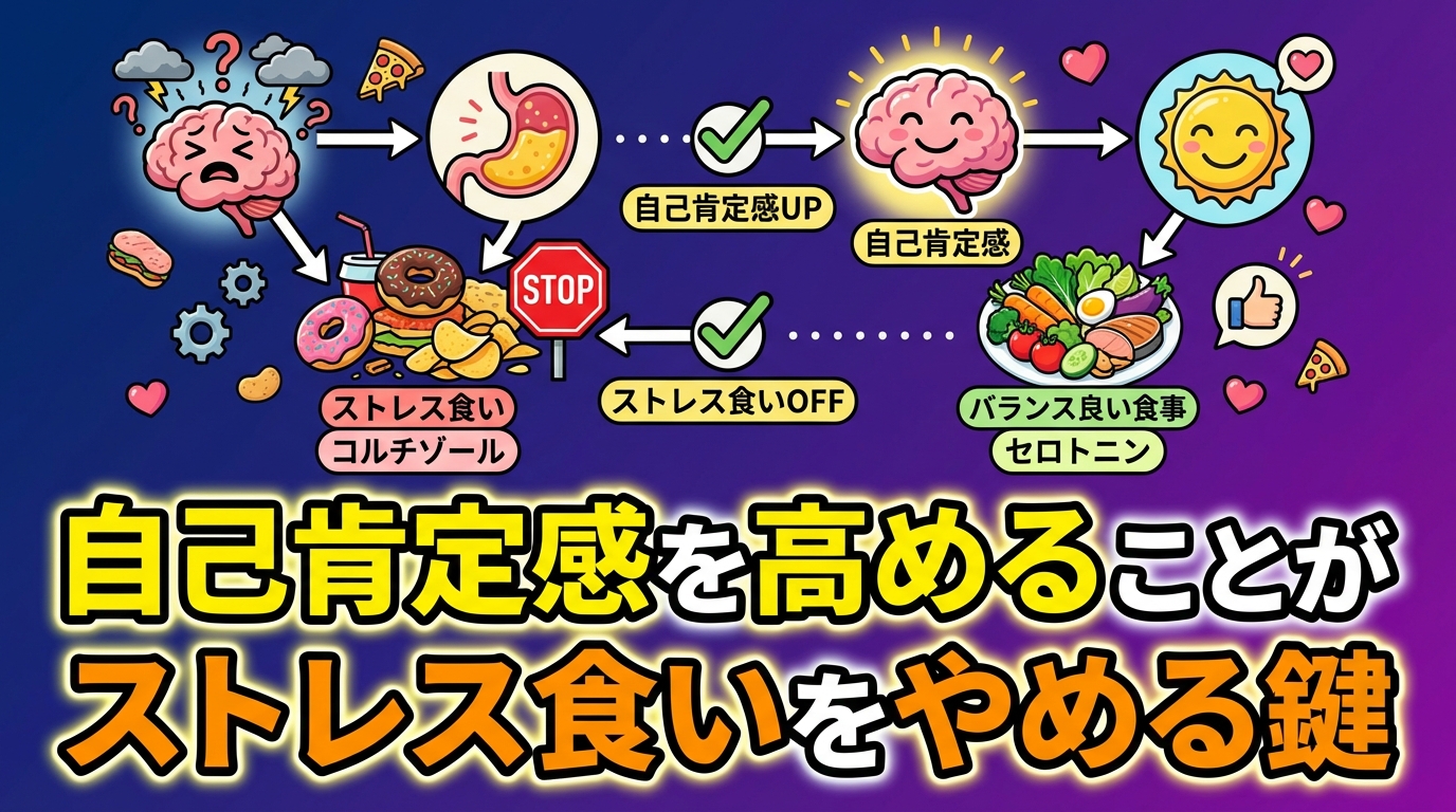 ストレス食いをやめたい人必見！心理の専門家が教える「感情的食欲」から解放される方法のアイキャッチ画像