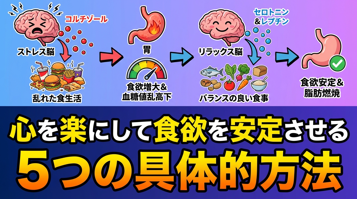 ストレス食いが止まらない完璧主義者へ。食欲を乱す思考のクセと心を楽にする5つの方法に関する図解3