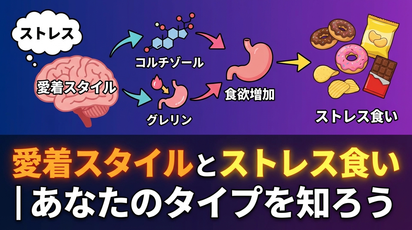 ストレス食いを防止する習慣化のコツ｜心理メカニズムから根本解決へに関する図解3