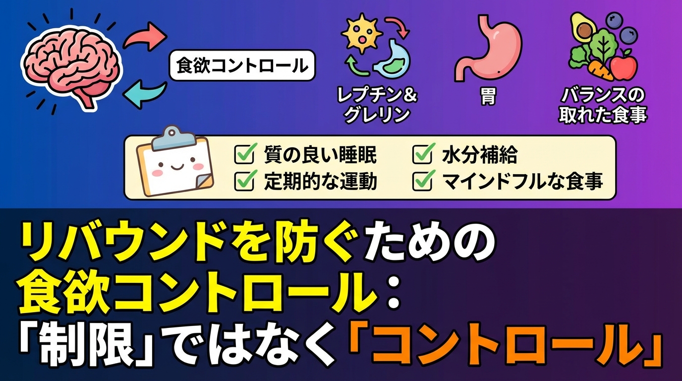 リバウンドが怖い…心理学で不安を根本解消する方法に関する図解2