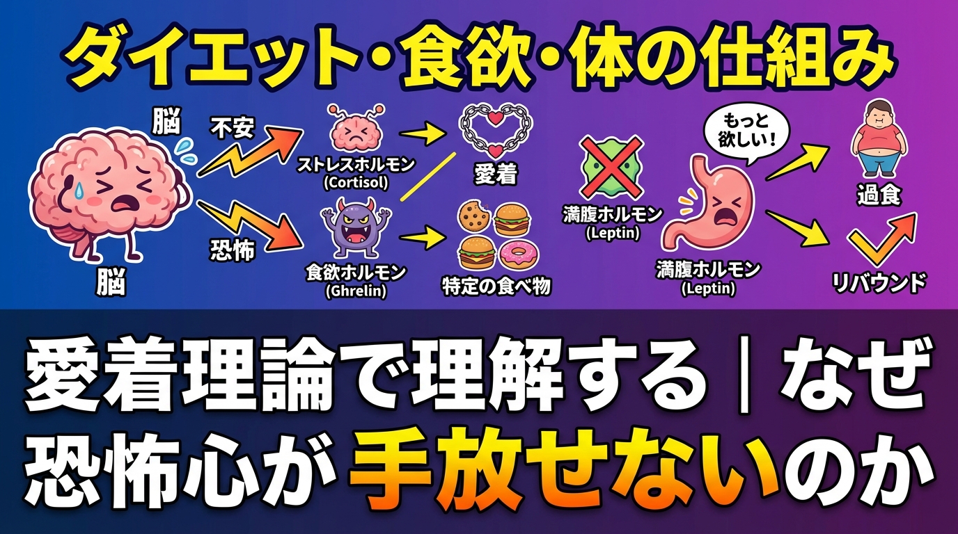 リバウンド恐怖心を克服する方法|食欲コントロールで二度と戻らない体へに関する図解3