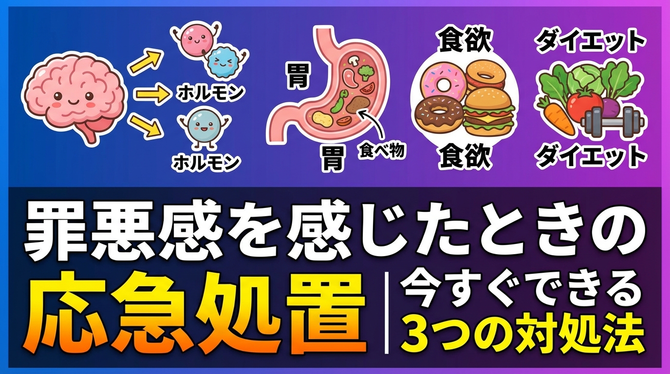 リバウンドの罪悪感を克服する5つの方法｜自分を責めずに前に進むコツに関する図解2