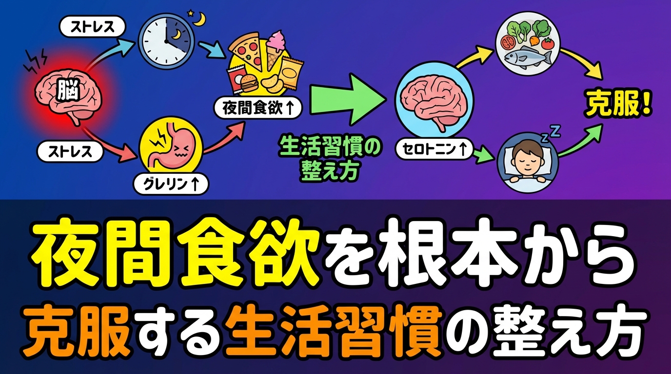 夜中の食欲と罪悪感｜自分を責めずに食欲と向き合う方法に関する図解4