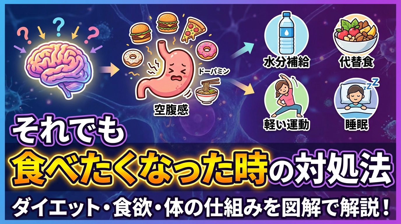 夜中の食欲と罪悪感｜自分を責めずに食欲と向き合う方法のアイキャッチ画像