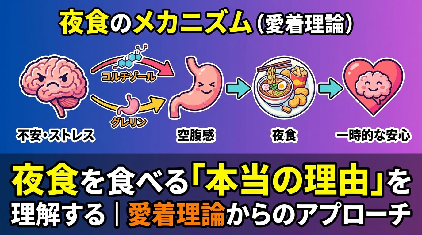 夜食を食べた罪悪感を減らす心理学的アプローチ｜食欲コントロールの専門家が解説に関する図解3