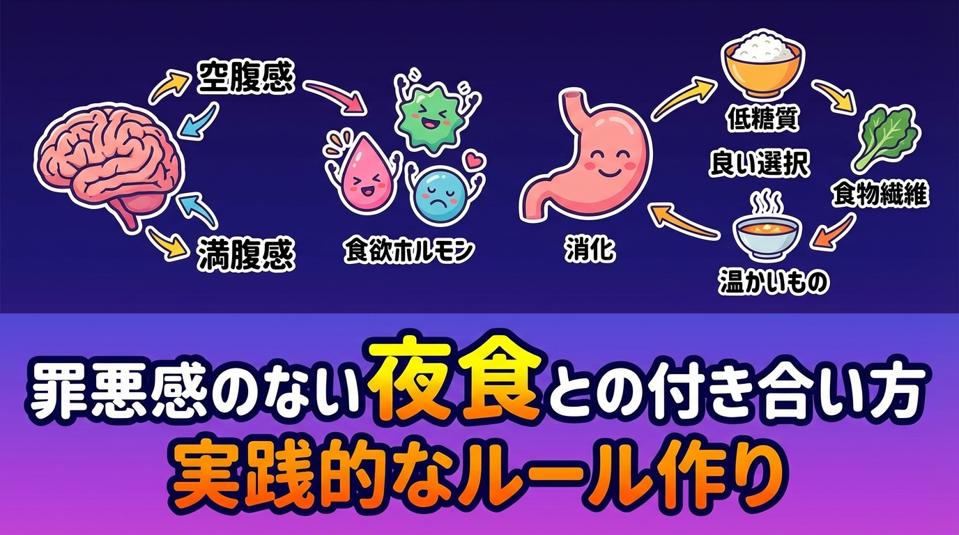 夜食を食べた罪悪感を減らす心理学的アプローチ｜食欲コントロールの専門家が解説に関する図解4
