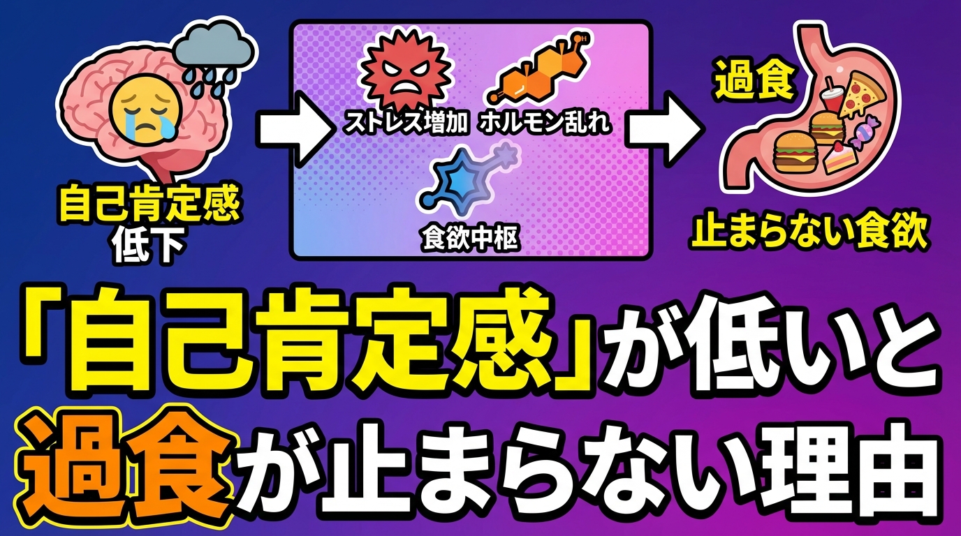 寂しくて過食が止まらない…その心理メカニズムと3つの対処法に関する図解3