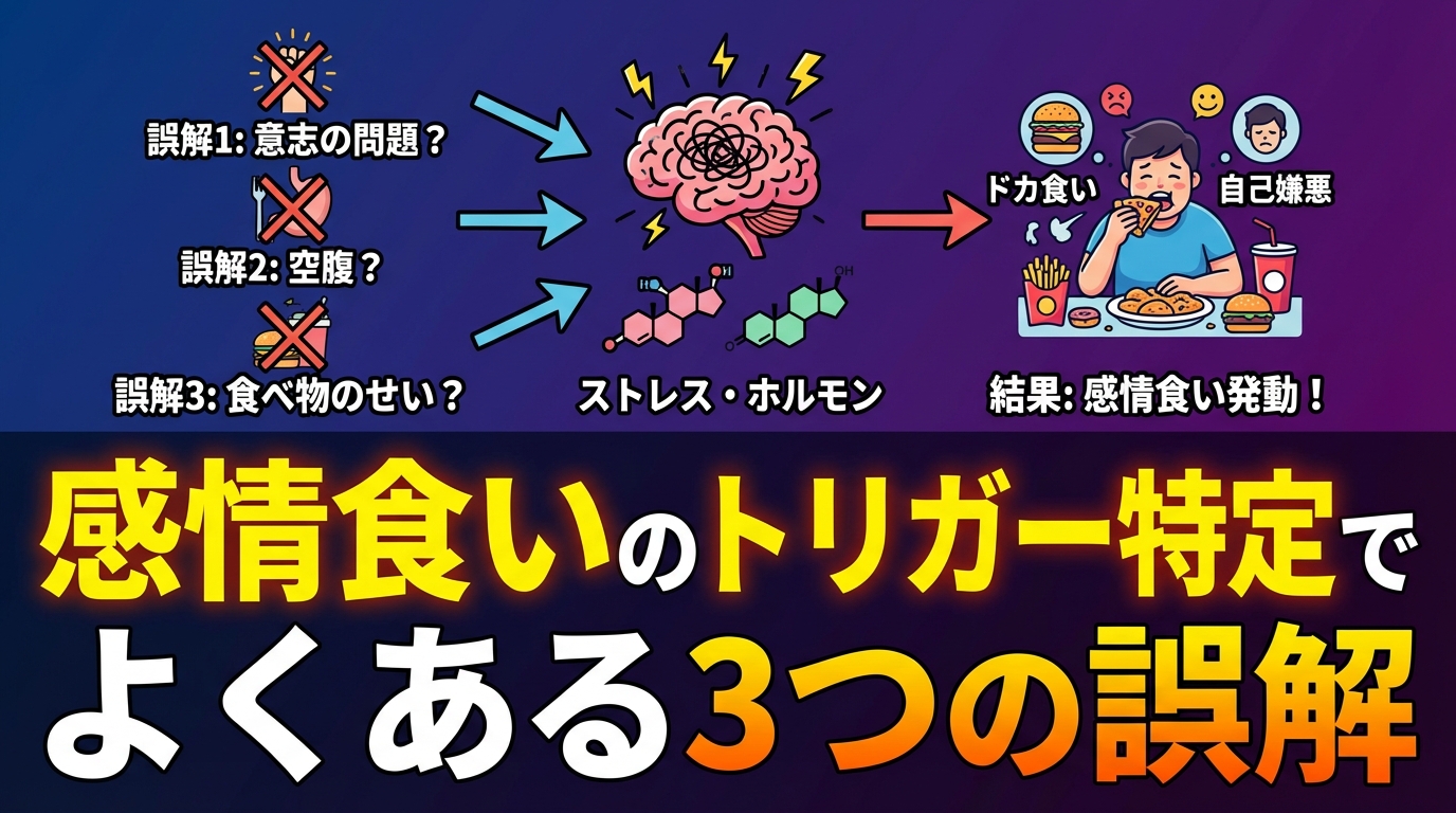 感情食いのトリガーを特定する5つのステップ|食欲の暴走から抜け出す方法に関する図解3