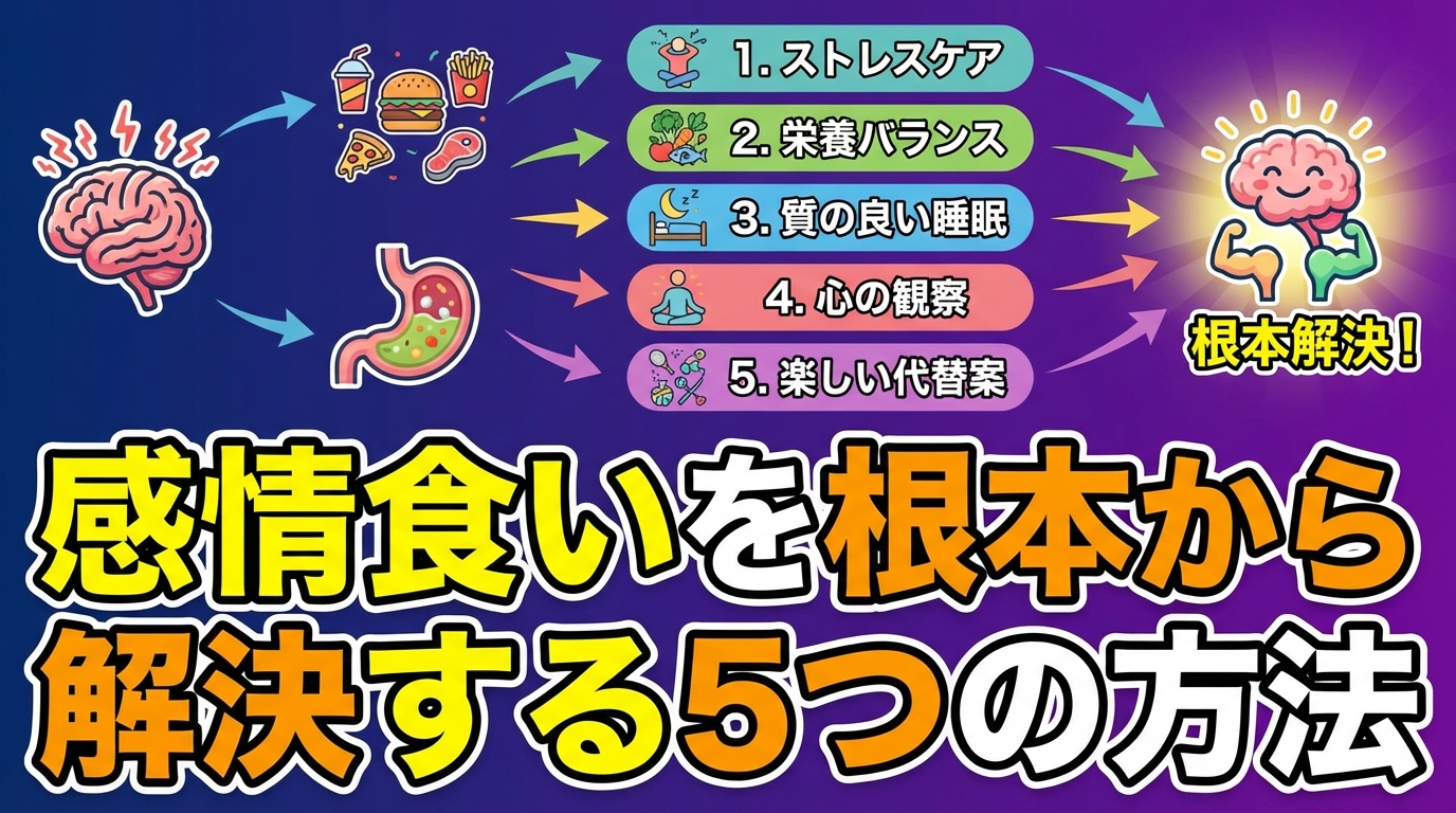 感情食いが止まらない本当の理由｜満たされない心の穴を食べ物で埋めていませんか？に関する図解4