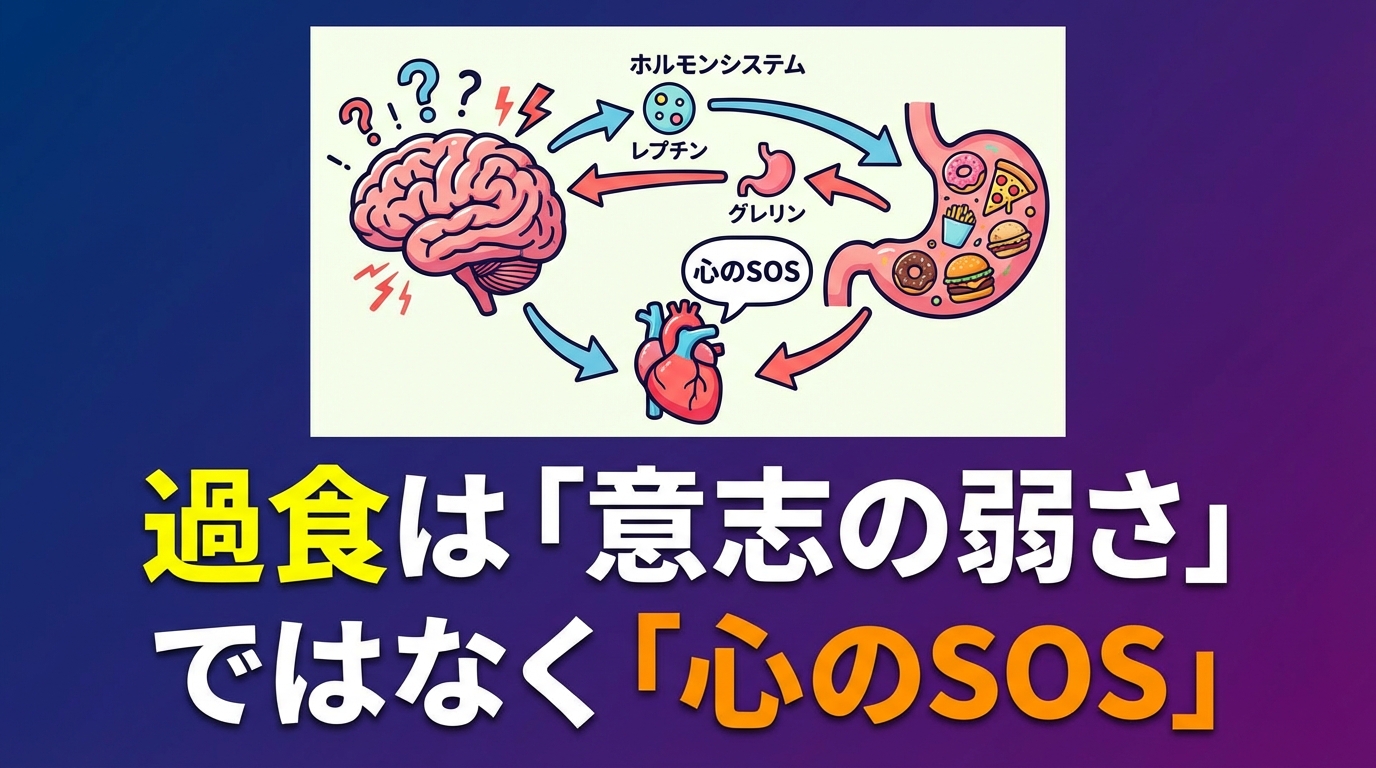 なぜ食べたい衝動が止まらない？過食の心理メカニズムと根本的な解決法に関する図解4