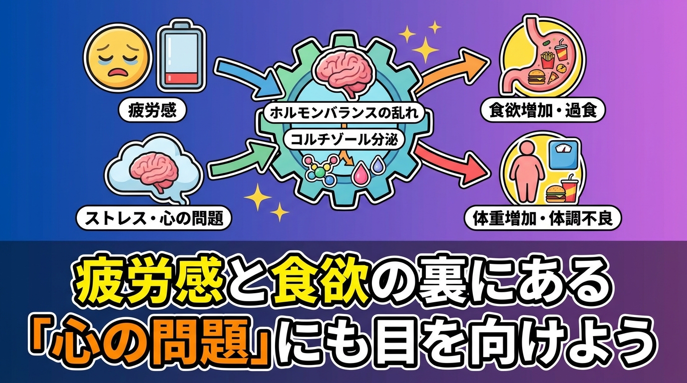 食欲コントロールができない疲労感は「低血糖のサイン」？だるい・イライラ・食べたいの正体に関する図解3