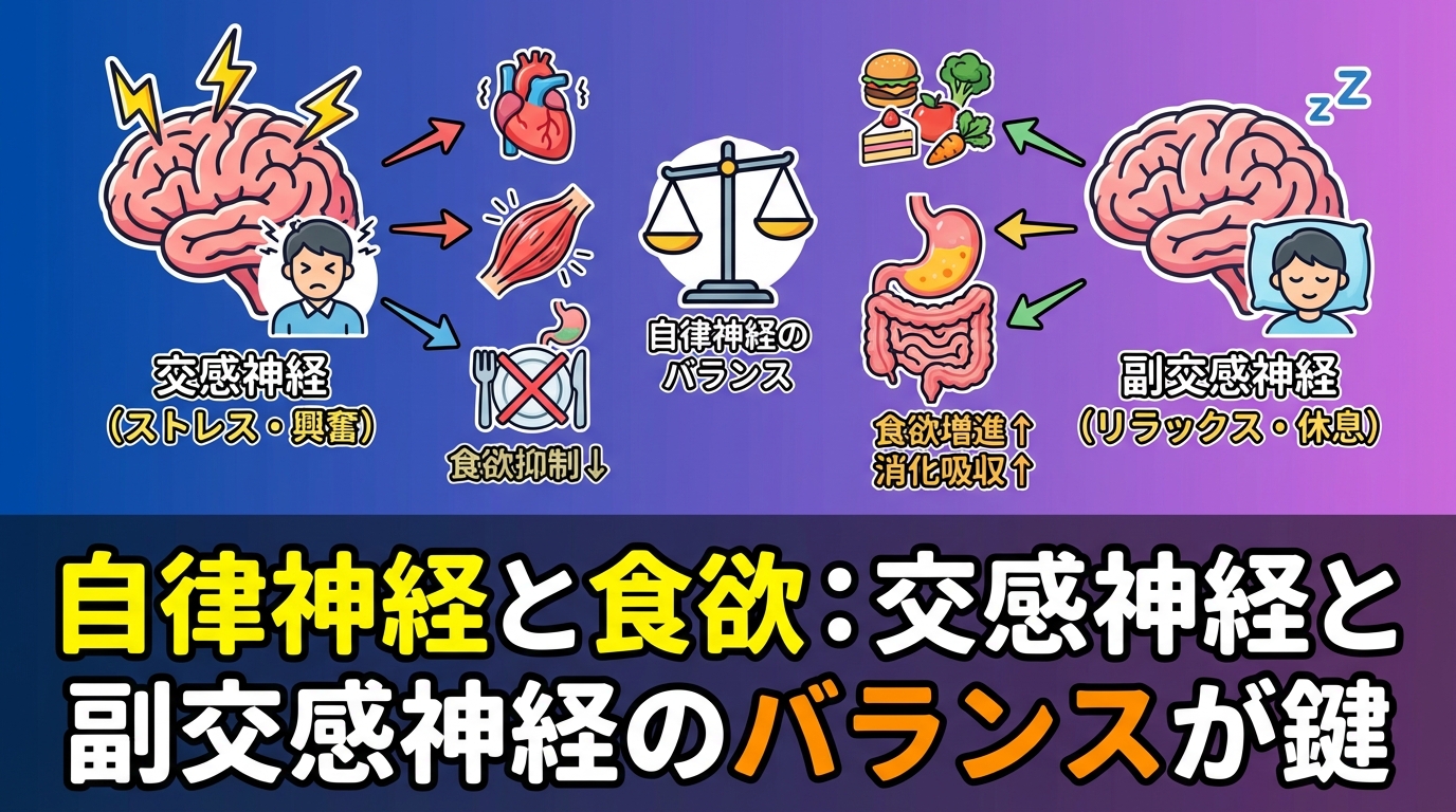 なぜ食欲が止まらない?脳科学で解明する食欲コントロールの真実に関する図解3