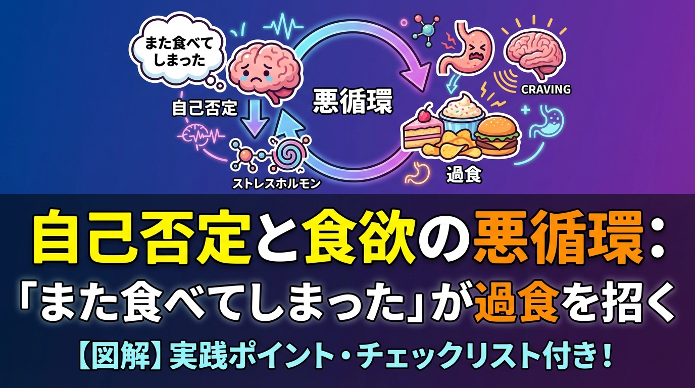 夕食後にまた食べたい心理学:食欲が止まらない原因と解消法を専門家が解説に関する図解2
